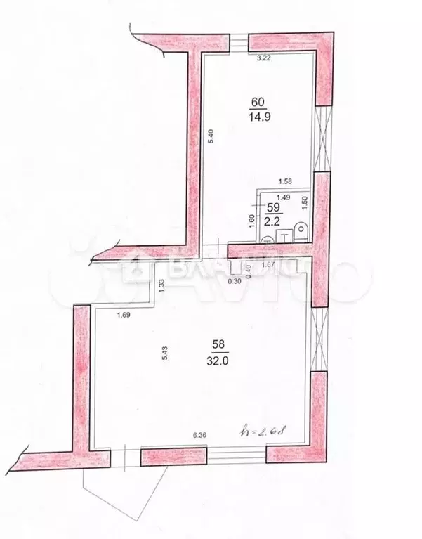 Продам помещение свободного назначения, 49.1 м - Фото 0