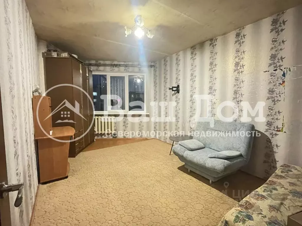 1-к кв. Мурманская область, Североморск Полярная ул., 9 (32.8 м) - Фото 1
