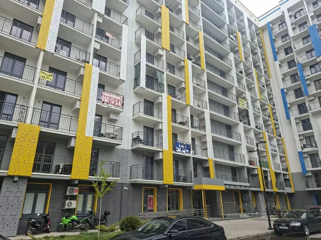 Студия Краснодарский край, Сочи ул. Искры, 88к3 (27.6 м) - Фото 1