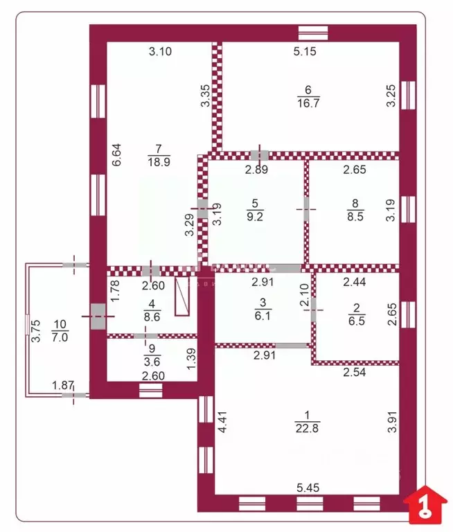 Дом в Омская область, Омск ул. 6-я Кировская, 170 (104 м) - Фото 2