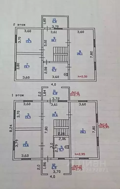 Коттедж в Ленинградская область, Ломоносовский район, Горбунковское ... - Фото 1