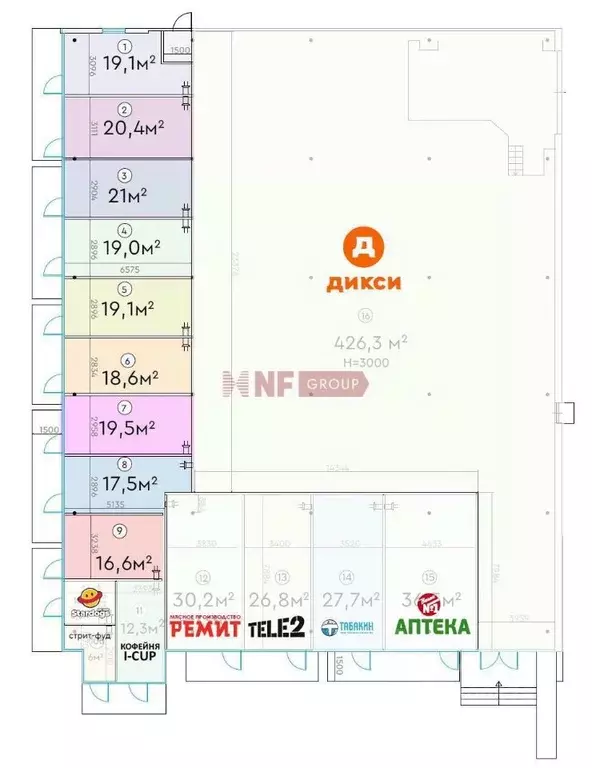 Торговая площадь в Москва Шипиловский проезд, 39К3 (742 м) - Фото 2