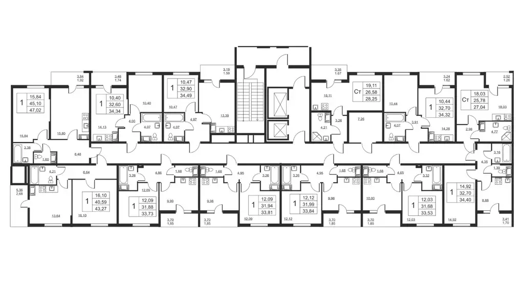 1-к кв. Ленинградская область, Всеволожский район, пос. Бугры ул. ... - Фото 2