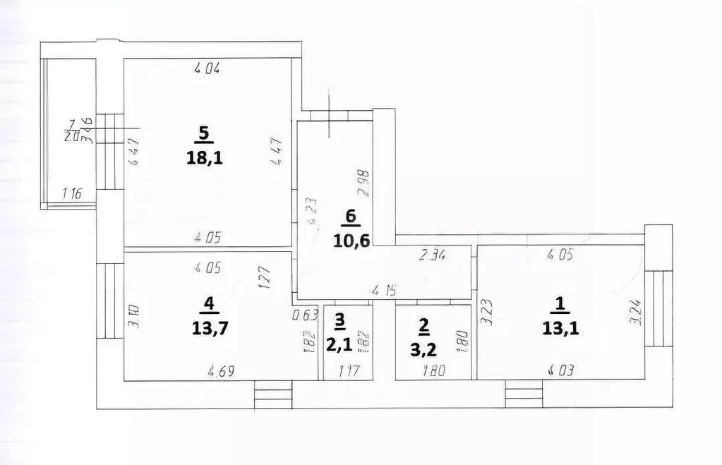 2-к кв. Татарстан, Казань ул. Ноксинский Спуск, 30 (60.6 м) - Фото 2