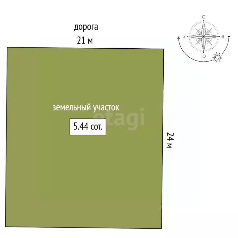 Участок в Ростовская область, Аксайский район, Рассветовское с/пос, ... - Фото 2