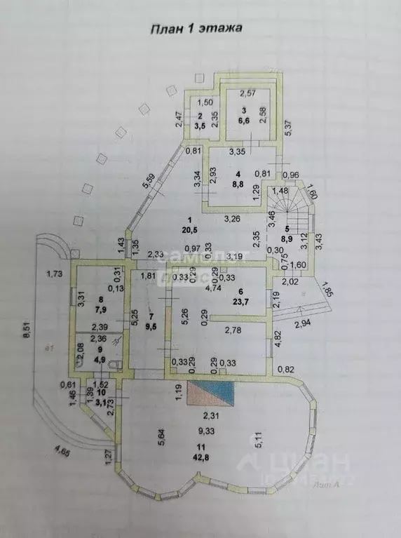Дом в Марий Эл, Звениговский район, Кокшайское с/пос, с. Кокшайск ул. ... - Фото 2
