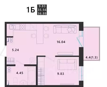 1-к кв. Псковская область, Псковский район, Завеличенская волость, д. ... - Фото 1