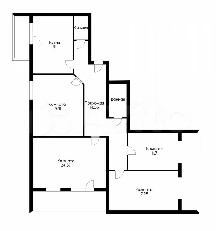 4-к. квартира, 140 м, 6/10 эт. - Фото 0