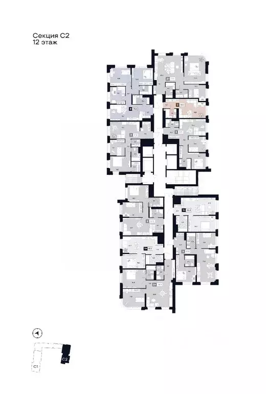 3-к кв. Москва Лодочная ул., 27К2 (78.6 м) - Фото 1