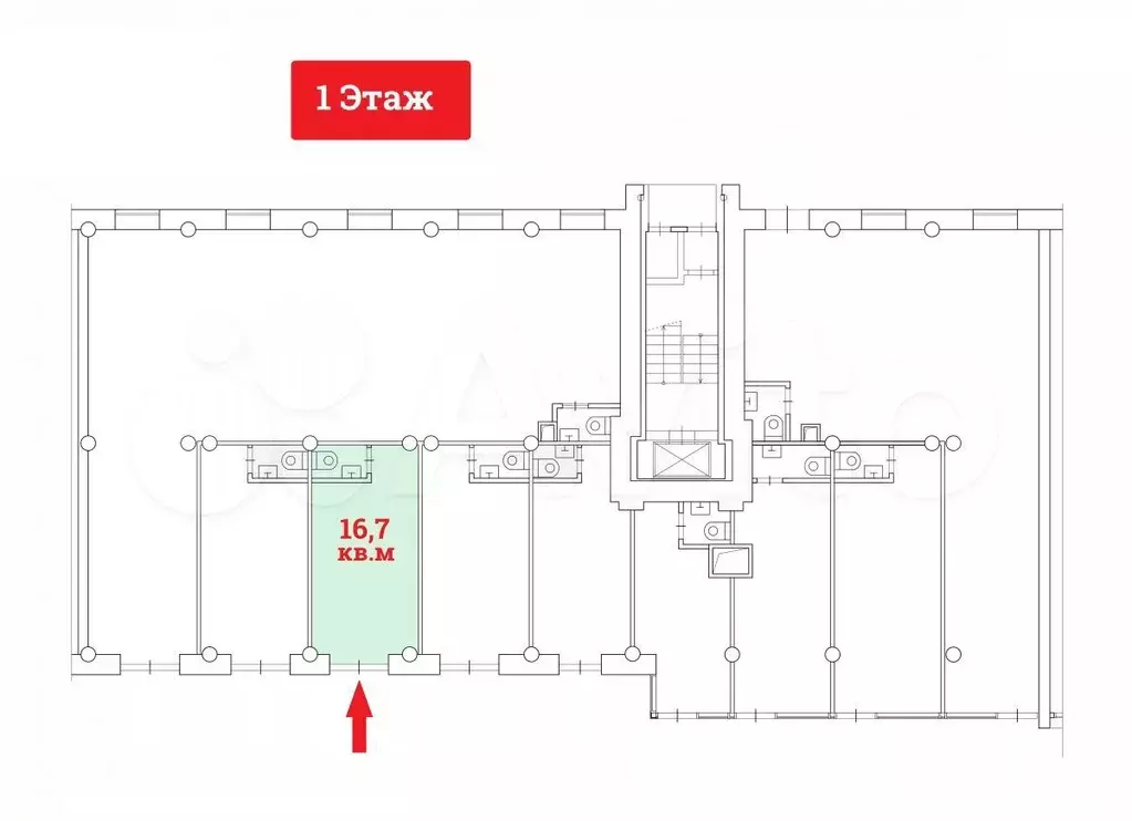 Продажа габ - Офис Газпромбанка - 16,7 м - Фото 0