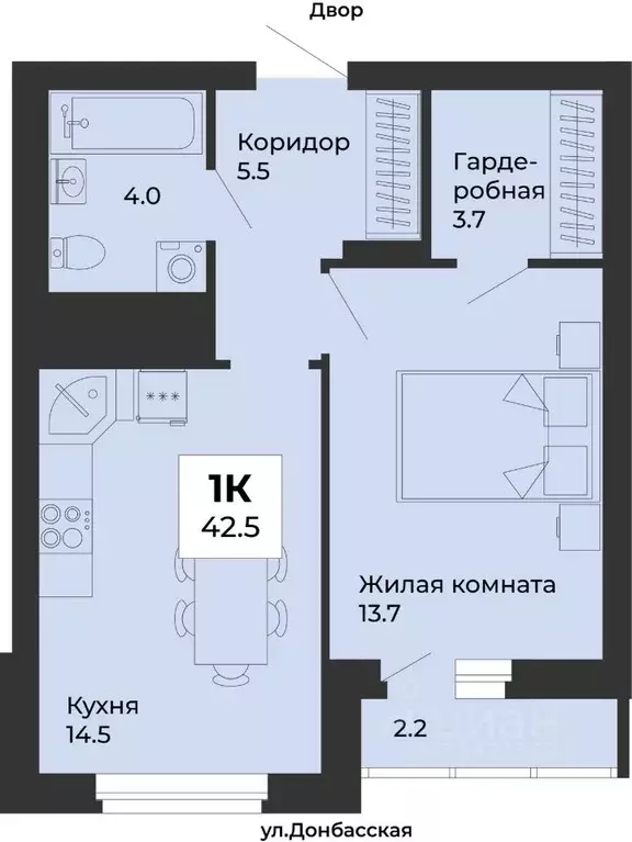 1-к кв. Свердловская область, Екатеринбург Уралмаш жилрайон, ул. ... - Фото 1