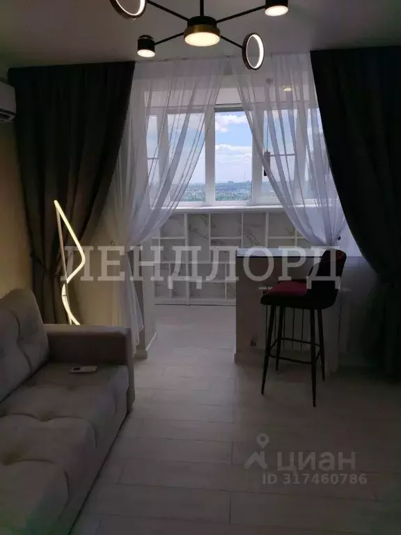 Студия Ростовская область, Ростов-на-Дону ул. Оганова, 20с1 (33.0 м) - Фото 1