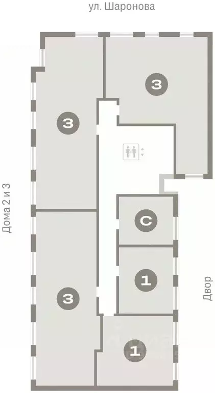 3-к кв. Омская область, Омск  (95.51 м) - Фото 1