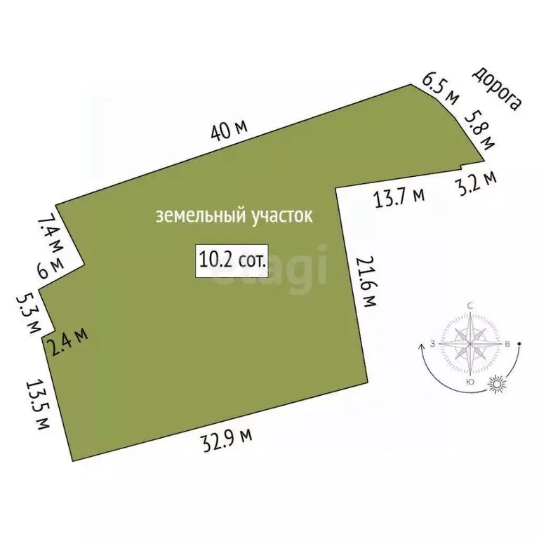 Участок в Тюменская область, Тюменский муниципальный округ, с. Луговое ... - Фото 2