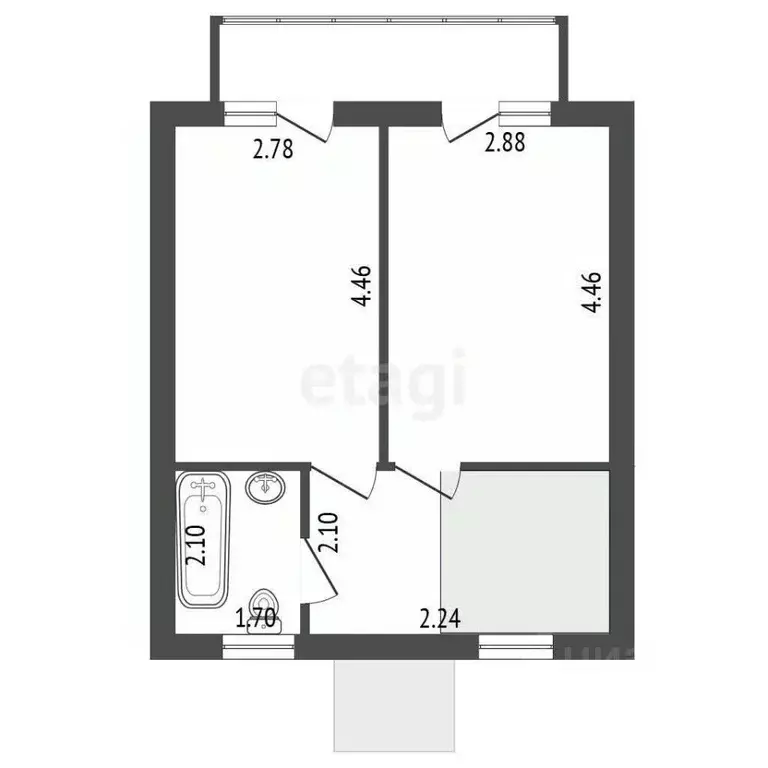 3-к кв. Ленинградская область, Тосненский район, Федоровское городское ... - Фото 2