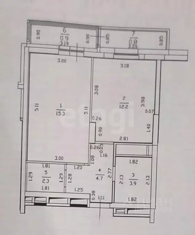 1-к кв. Татарстан, Казань ул. Ярышлар, 2А (38.4 м) - Фото 2