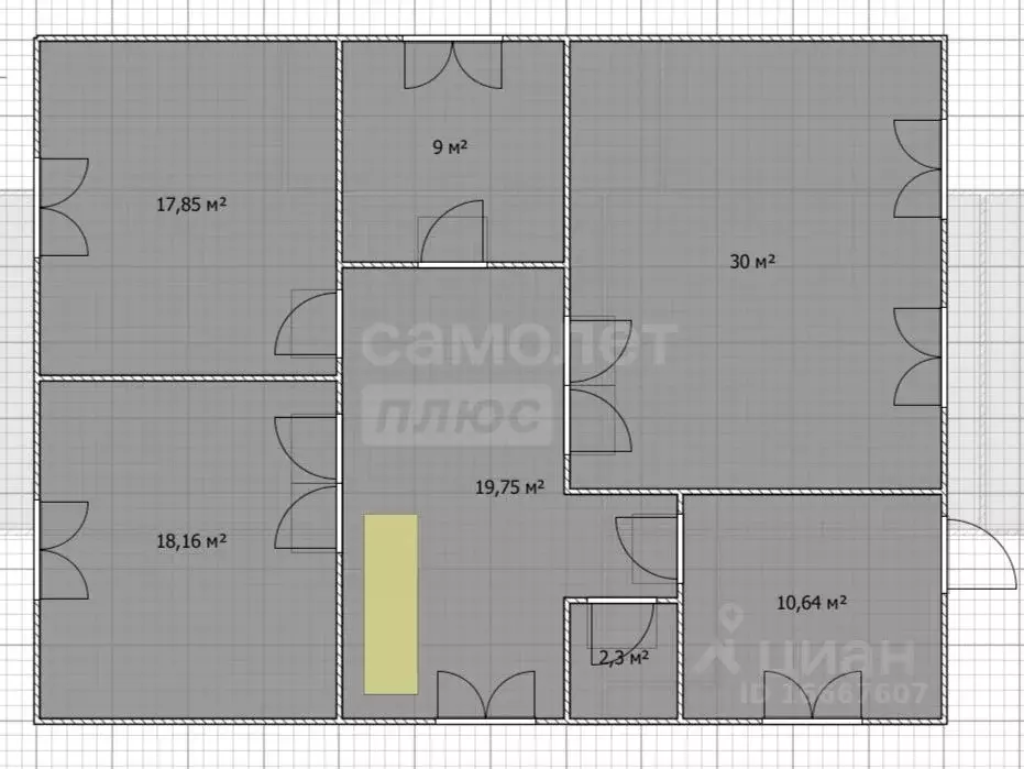 Дом в Оренбургская область, с. Ташла пер. Коммунальный, 7 (192 м) - Фото 2
