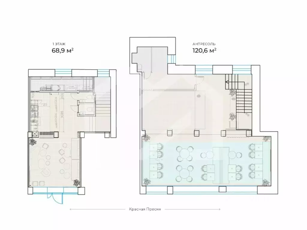 Помещение свободного назначения в Москва ул. Красная Пресня, 38 (190 ... - Фото 1