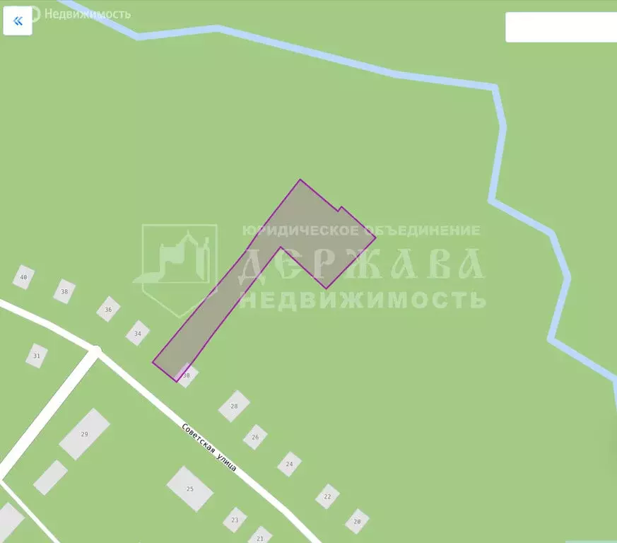 Участок в Андреевка, Советская улица, 32 (36 м) - Фото 1