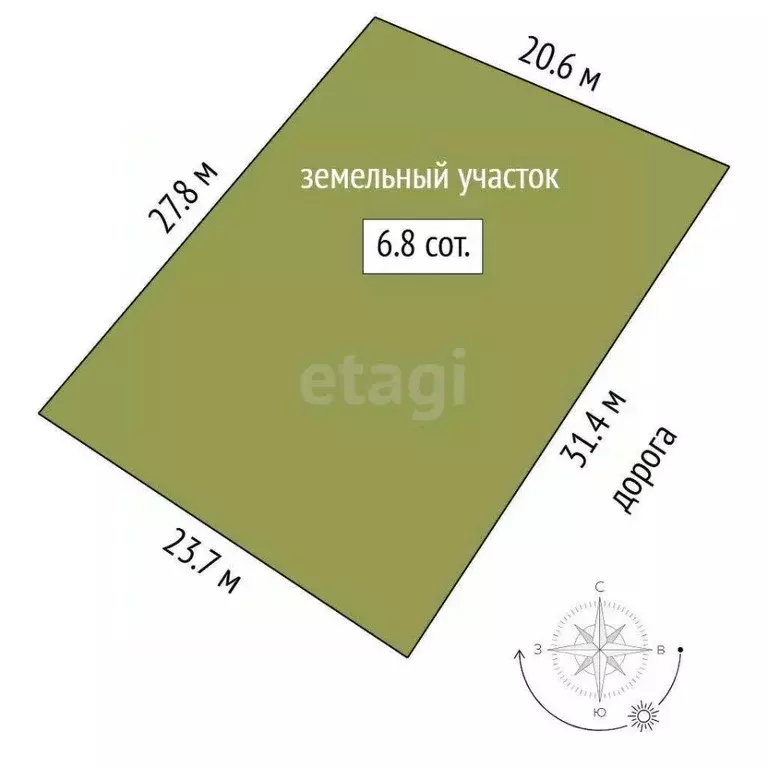 Участок в Тюменская область, Нижнетавдинский муниципальный округ, д. ... - Фото 2