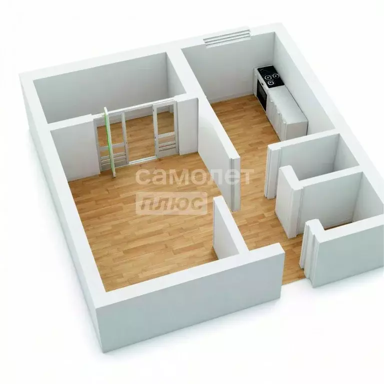 1-к кв. Рязанская область, Рязань Октябрьский городок мкр, 42 (34.6 м) - Фото 2