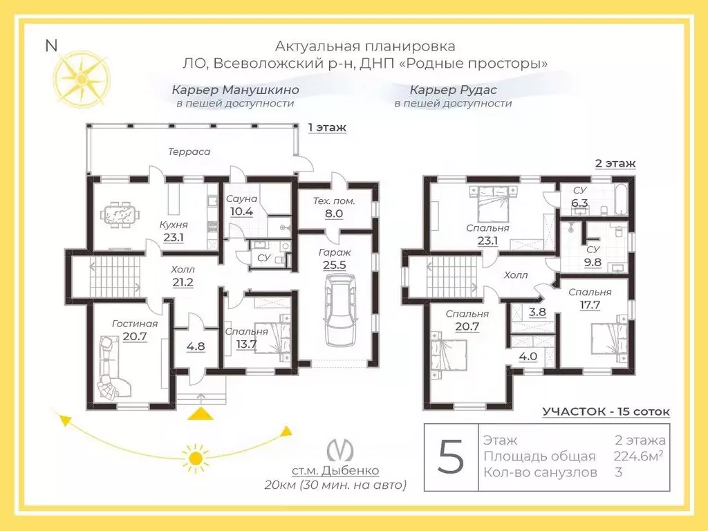 Дом в Ленинградская область, Всеволожский район, Колтушское городское ... - Фото 1