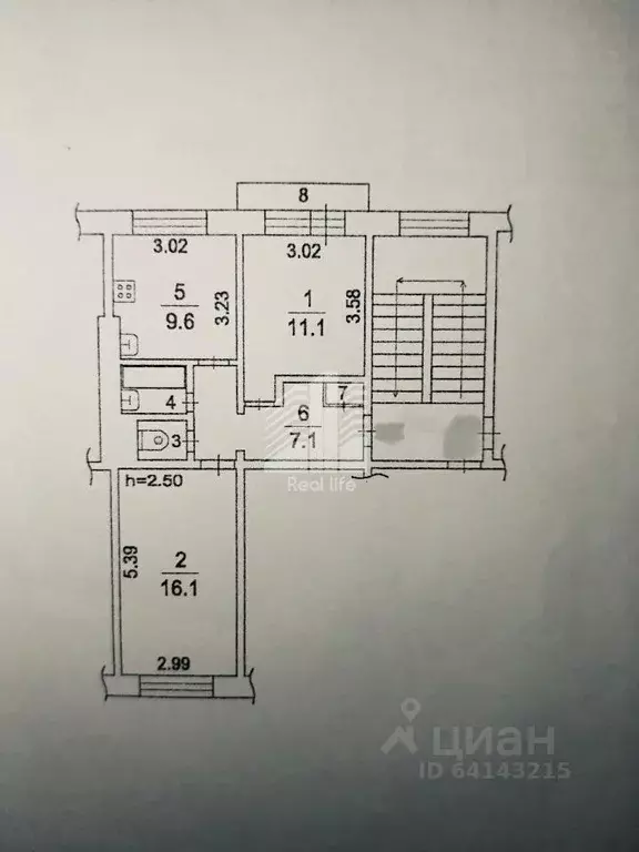 2-к кв. Московская область, Домодедово городской округ, с. Ильинское ... - Фото 2