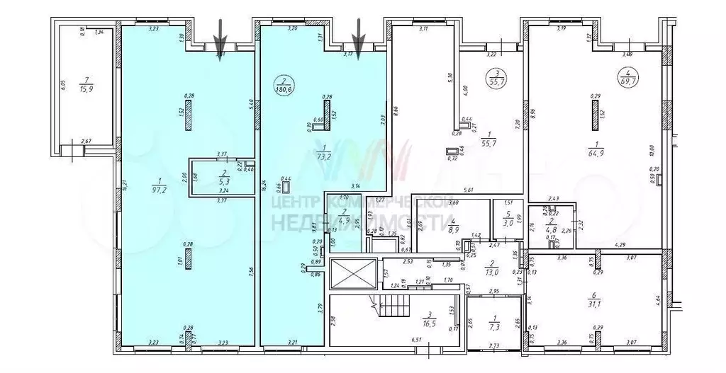 ЖК Выбор Первых торгово-офисное 181 м2 - Фото 0