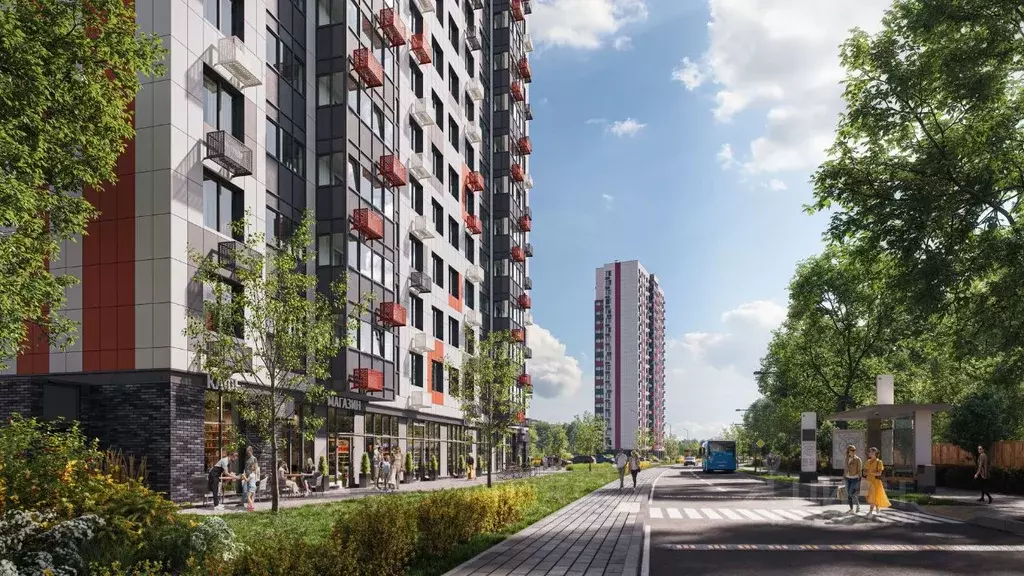 2-к кв. Московская область, Химки Планерная мкр, Химки Тайм жилой ... - Фото 2