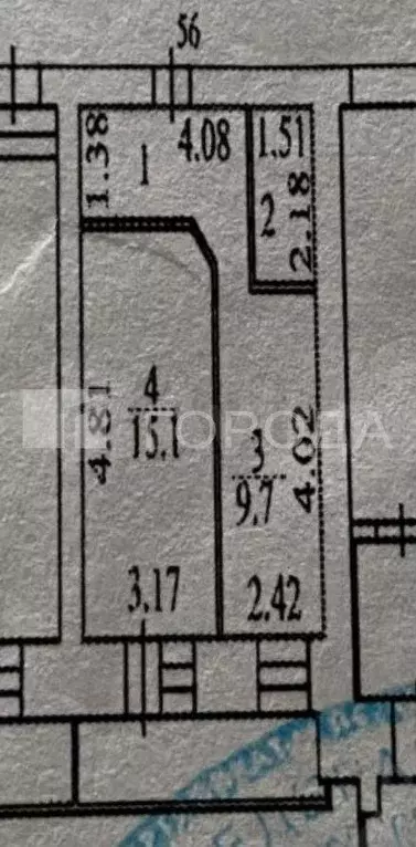 1-к. квартира, 34,6 м, 5/18 эт. - Фото 1