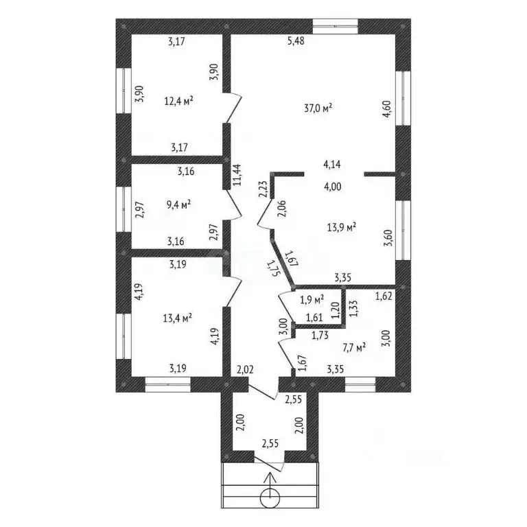 Дом в Башкортостан, Кармаскалинский район, д. Сахаево Полевая ул. (101 ... - Фото 2