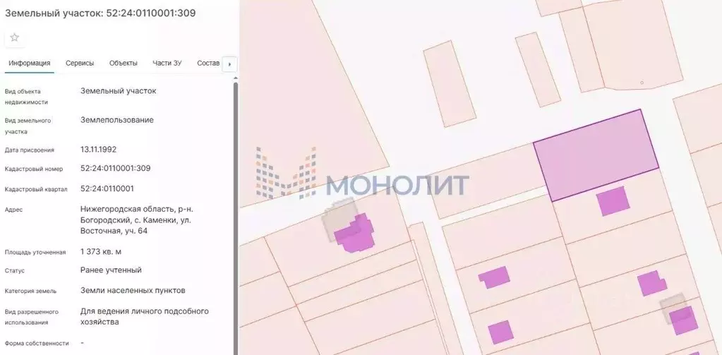 Участок в Нижегородская область, Богородский муниципальный округ, с. ... - Фото 2