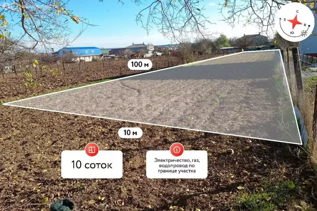 Участок в Тамань, улица 255-й Таманской дивизии (10 м) - Фото 1