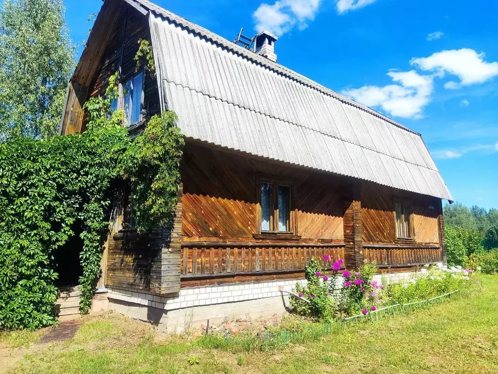 Дом в Новгородская область, Крестецкий муниципальный округ, д. Тухоля  ... - Фото 0