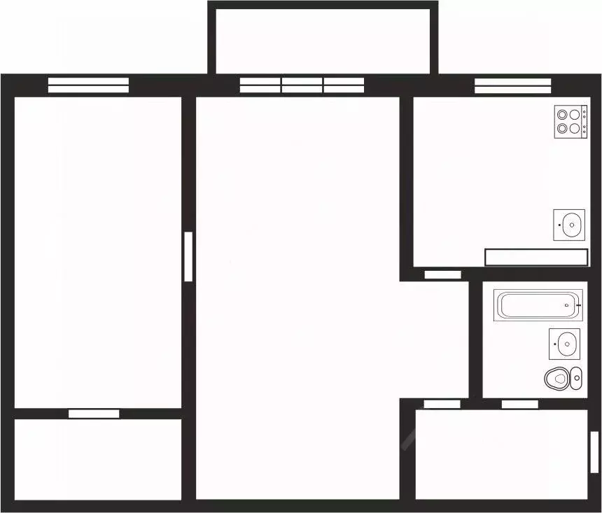 2-к кв. Челябинская область, Челябинск ул. Стахановцев, 118А (43.5 м) - Фото 2