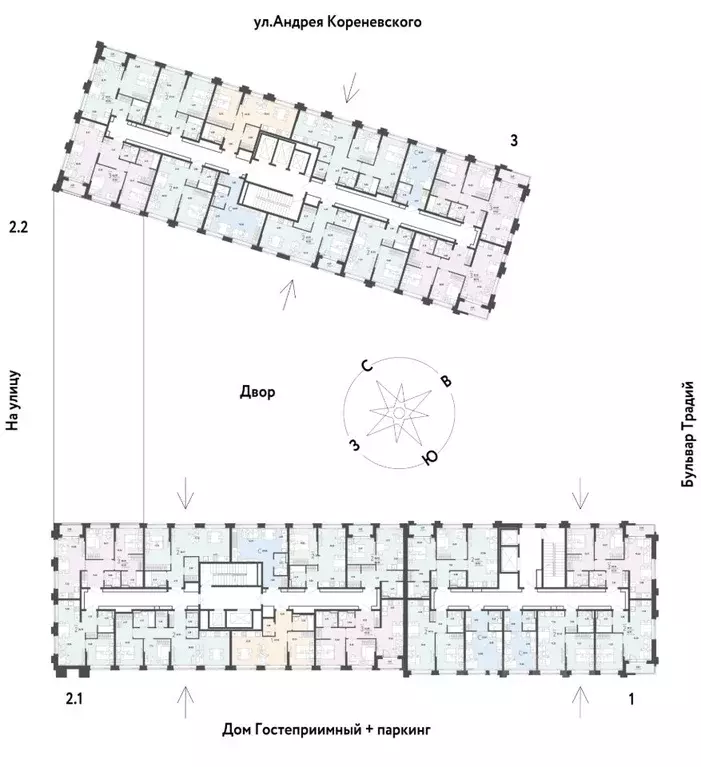 2-к кв. тюменская область, тюмень ул. новоселов, 104 (39.77 м) - Фото 1