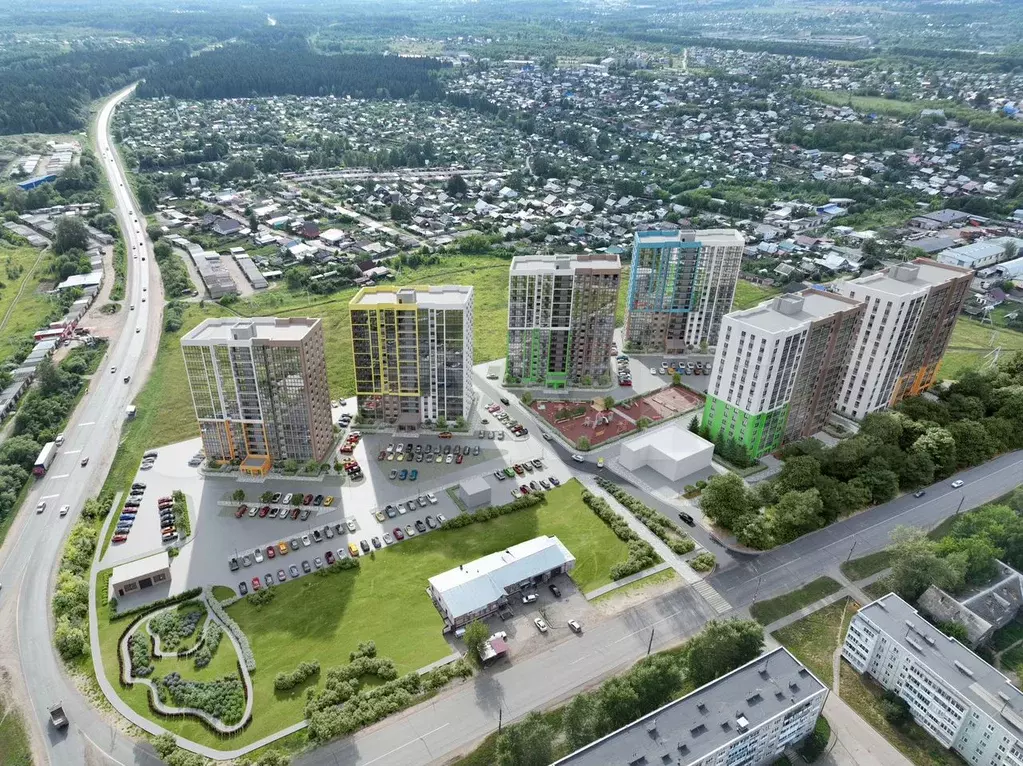 Квартира-студия, 24,6 м, 7/15 эт. - Фото 1