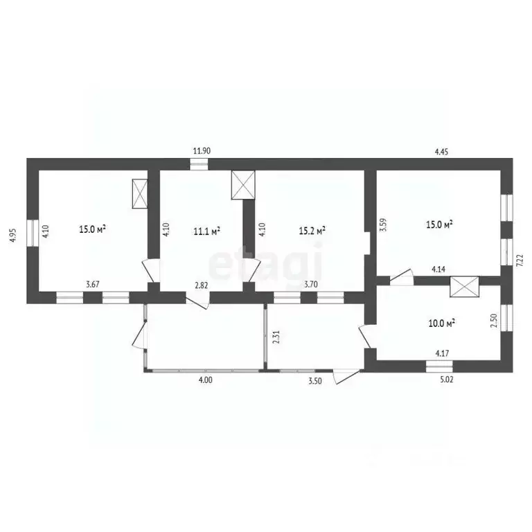 Дом в Крым, Судак ул. Мищенко (67 м) - Фото 2