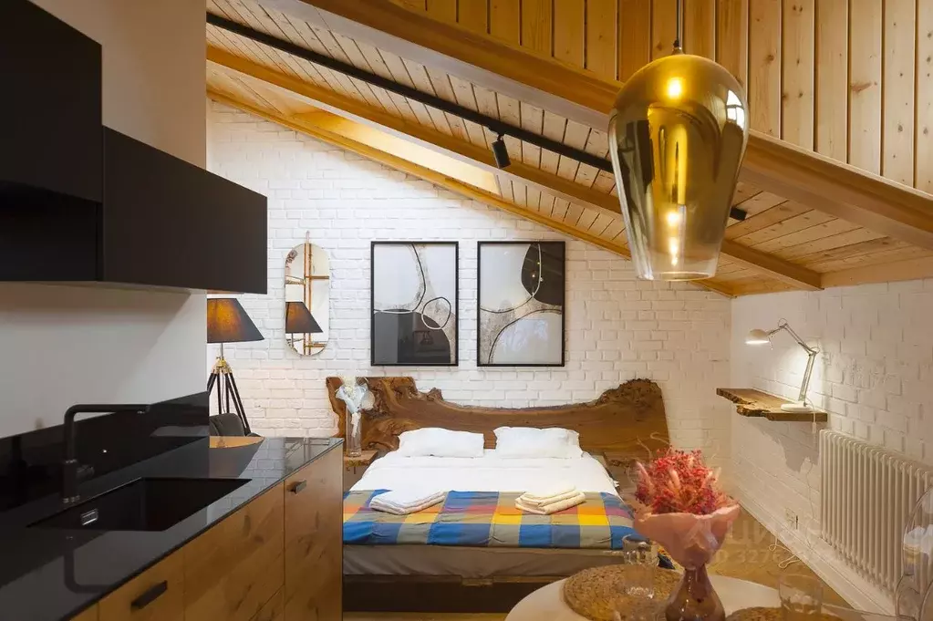 Студия Санкт-Петербург пер. Майков, 4а (26.0 м) - Фото 2