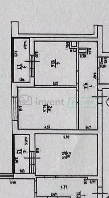 1-к кв. Калининградская область, Калининград ул. Миргородская, 2 (42.0 ... - Фото 2