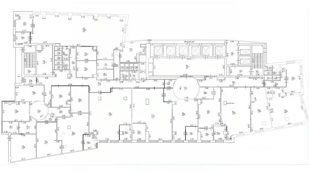 Помещение свободного назначения в Москва ул. Сущевский Вал, 18 (1495 ... - Фото 2