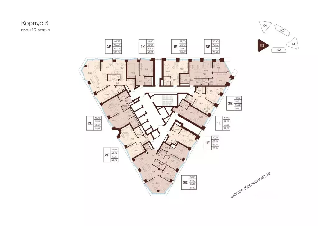 3-к кв. Пермский край, Пермь Баковый пер., 5 (70.42 м) - Фото 2