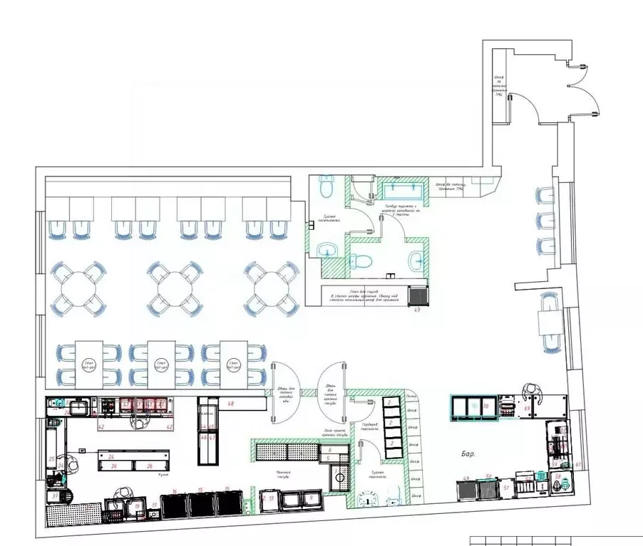 Помещение свободного назначения в Санкт-Петербург наб. Реки Смоленки, ... - Фото 1