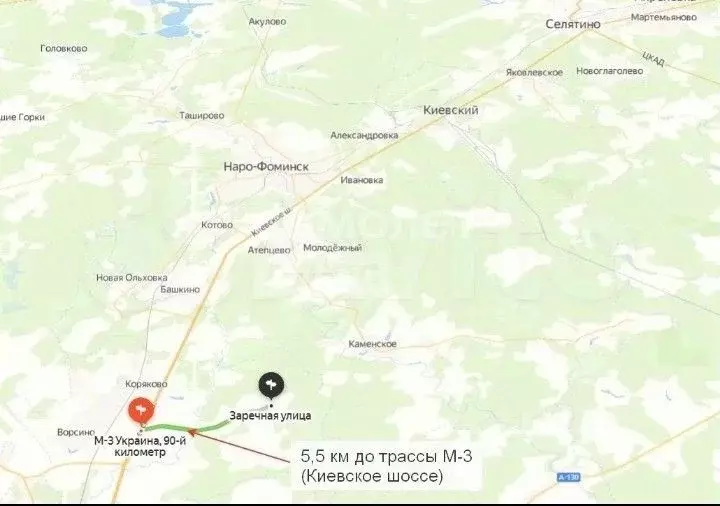 Участок в Калужская область, Боровский муниципальный округ, Ворсино ... - Фото 2