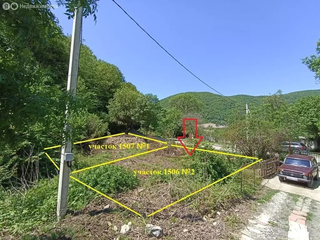 Участок в Сочи, микрорайон Тихоновка, улица Скрябина (4.3 м) - Фото 2