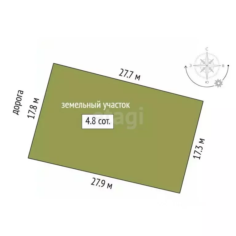 Участок в Тюменская область, с. Ярково  (4.82 сот.) - Фото 2