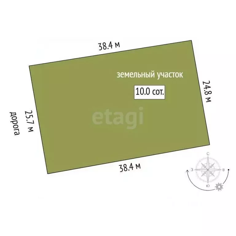 Участок в Тюменская область, Ялуторовский муниципальный округ, ... - Фото 1