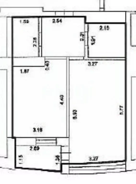 1-к кв. Татарстан, Казань ул. Оренбургский Тракт, 24А (46.0 м) - Фото 2