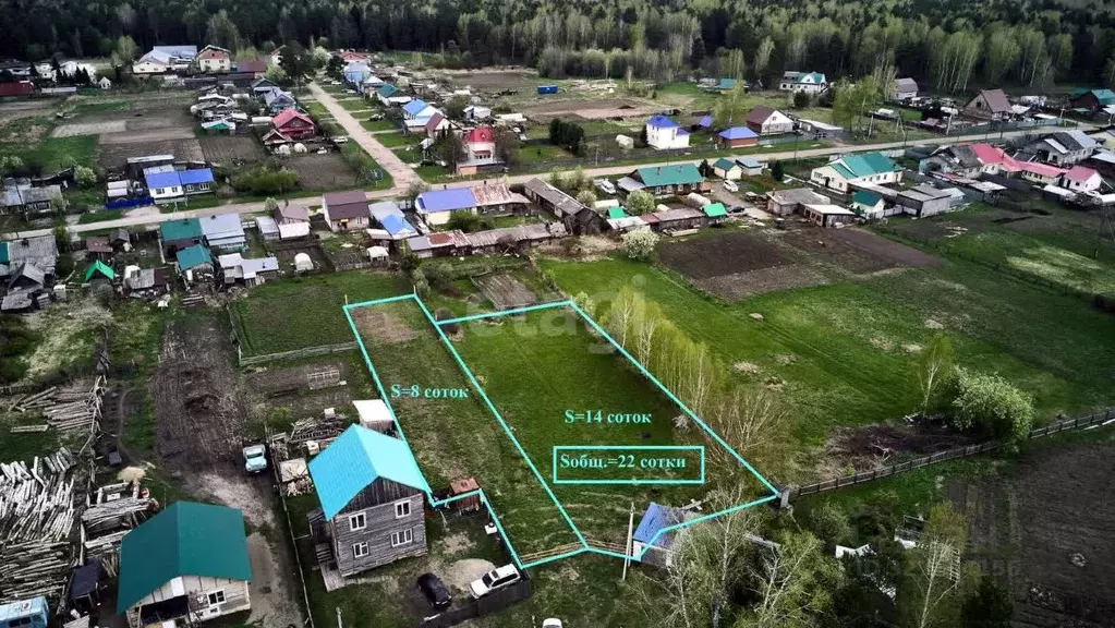 Участок в Томская область, Томский район, д. Кандинка Лесная ул. ... - Фото 2