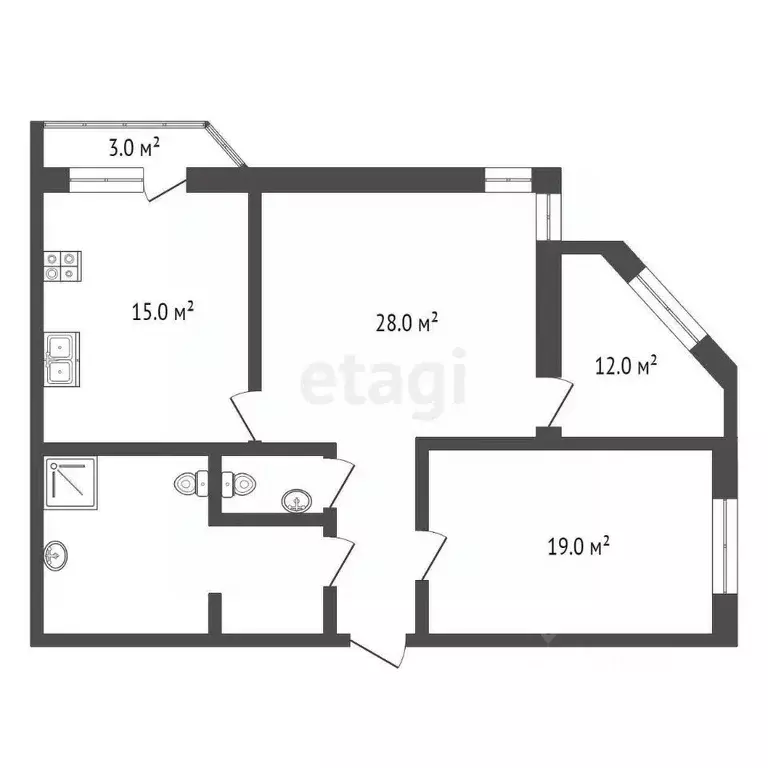 4-к кв. Ростовская область, Ростов-на-Дону ул. Шаумяна, 26 (93.0 м) - Фото 1